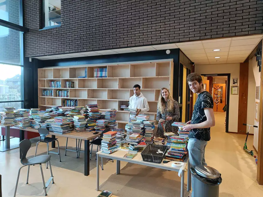 School library organized